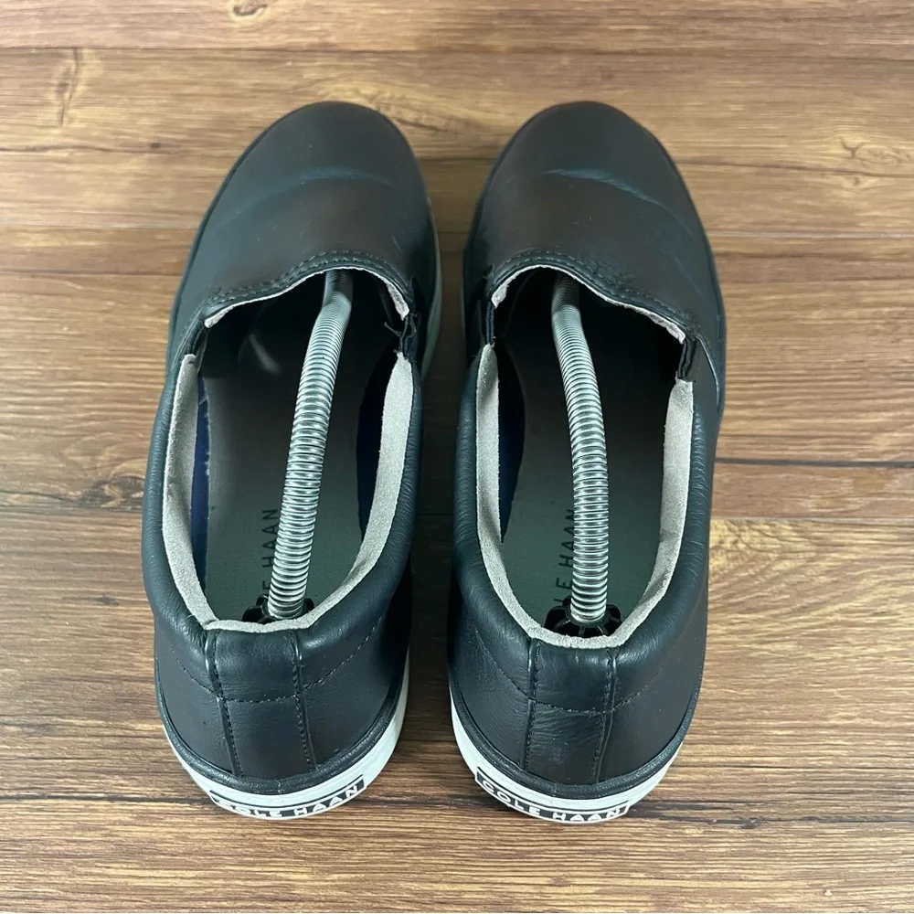 Cole Haan ‘Falmouth’ Black‎ Leather Slip-On Loafers Shoes Men’s Size 11